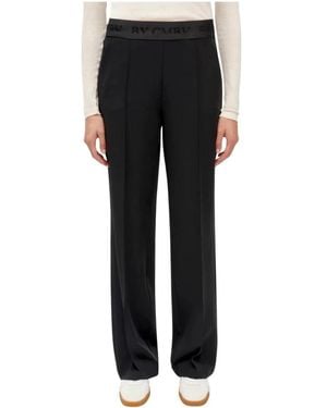 Cambio Wide Trousers - Negro