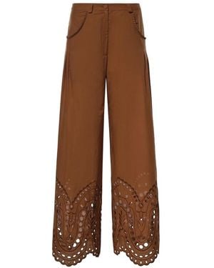 Charo Ruiz Wide Trousers - Brown