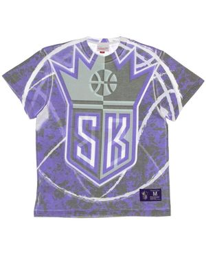Mitchell & Ness T-Shirts - Purple