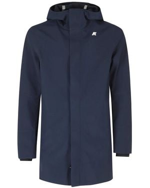 K-Way Jassen ,Blauw ,Polyester Marlyn Bonded Jacket