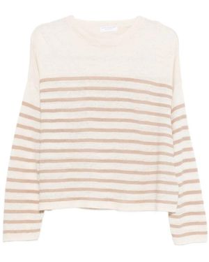 Majestic Filatures Round-Neck Knitwear - White