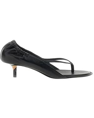 Jacquemus Heeled Mules - Negro