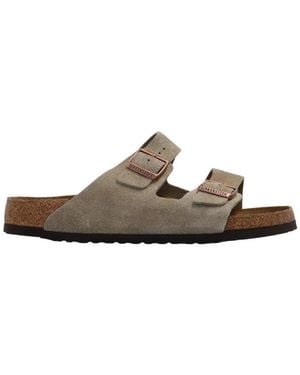 Birkenstock Sliders - Brown