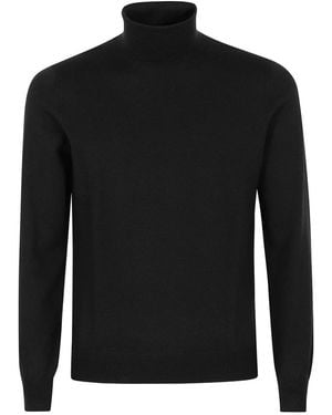 Tagliatore Turtlenecks - Black