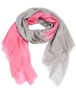 Bitte Kai Rand Opal grey dip dye schal - Pink