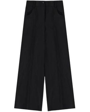 Theory Wide Trousers - Nero