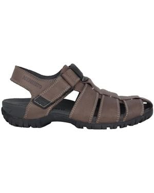Mephisto Grau Pewter Herrensandale - Braun