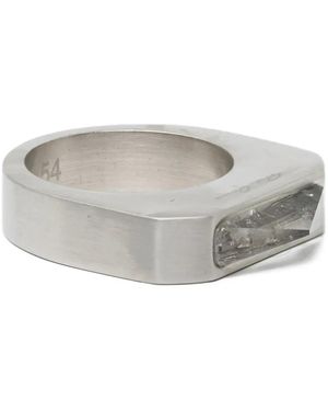 Rick Owens Hollywood Pyramid Ring - Grijs