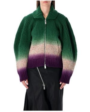 Sacai Cardigans - Vert
