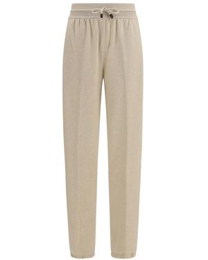 Loro Piana Broeken ,Kasjmier Merano Broek - Naturel