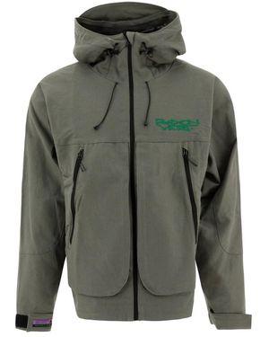 Rayon Vert W3W Grüne Jacke Mit Kordelzugkapuze
