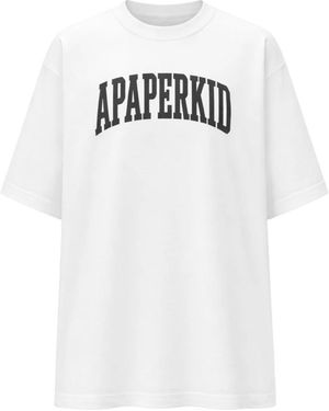 A PAPER KID Tops ,Wit ,Katoen Jersey T-Shirt