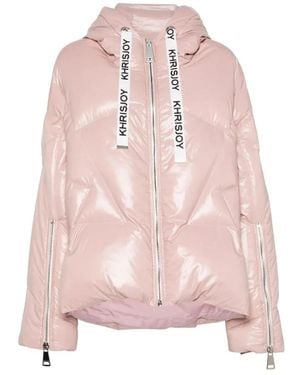 Khrisjoy Jassen ,Roze ,Wol Shiny Jacket