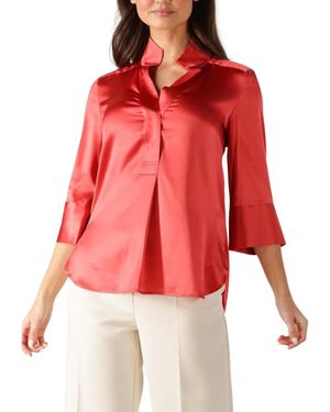 Dea Kudibal Overhemden ,Rood ,Elegante Kami Blouse