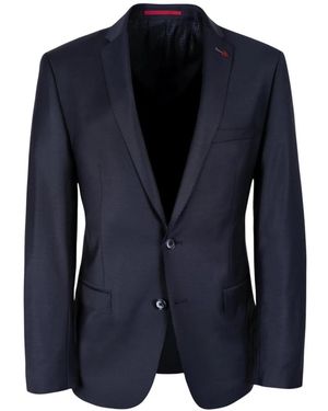 Roy Robson Slim Fit Stretch Jacket - Blauw