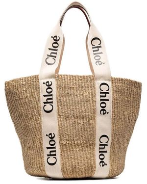 Chloé Tote Bags - Metálico