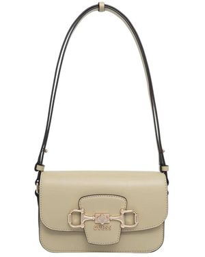 Guess Janie Convertible Xbody Flap Bag - Mettallic