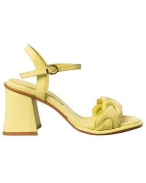 Jeannot Sandalo in pelle - colori: - Giallo