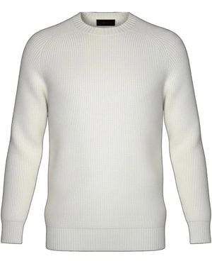 Gran Sasso Round-Neck Knitwear - White