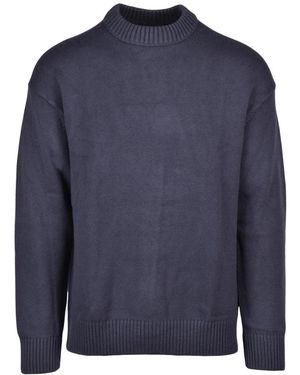 Calvin Klein Crewneck Katoenen Pullover - Blauw
