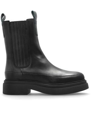 Paul Smith Lederknöchelstiefel - Schwarz