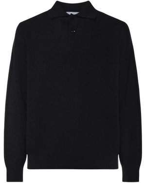 Lardini Polo-Pullover Aus Kaschmir-Wollmischung - Schwarz