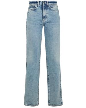 ICON DENIM Jeans ,Blauw ,Katoen Foxy Straight Leg Jeans