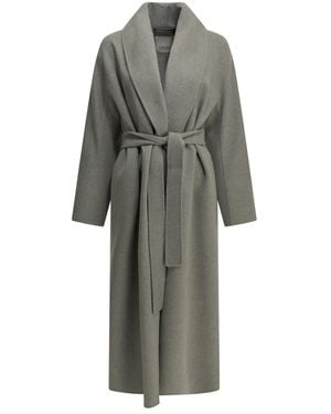 Max Mara Jassen ,Grijs ,Wol Smmanna Jas