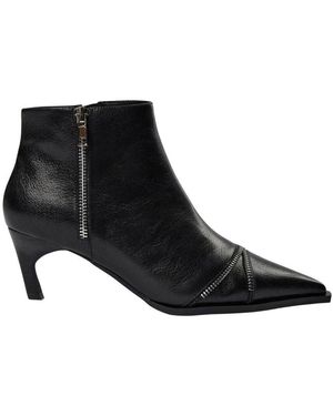 Sofie Schnoor Eleganter Schwarzer Lederstiefelette