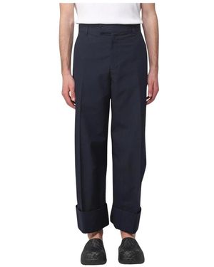 Bottega Veneta Straight Pants - Blue