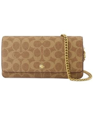 COACH Shoulder Bags - Natural