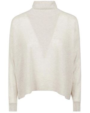 C.T.Plage Turtlenecks - White
