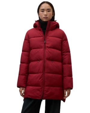 Ecoalf Jassen ,Rood ,Leer Marangu Coat