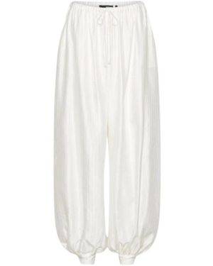 ROTATE BIRGER CHRISTENSEN Wide Trousers - White