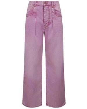 Isabel Marant Wide Jeans - Purple
