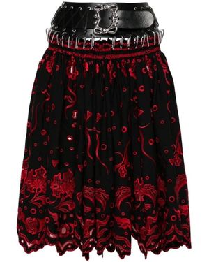 Chopova Lowena Midi Skirts - Rouge