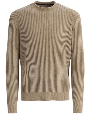 Rrd Velvet Rave Rundstrickpullover - Braun