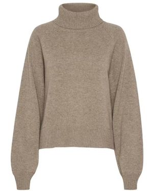 Gestuz Turtlenecks - Neutro
