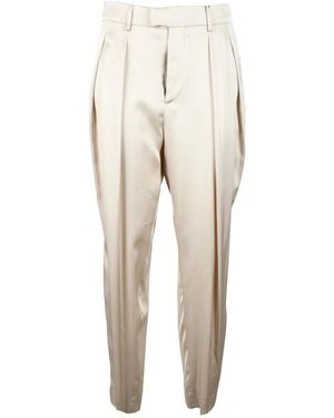 Berwich Tapered Trousers - Natural