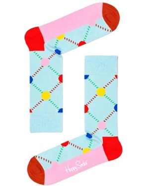 Happy Socks Bunte crew-socken für frauen - Rot