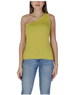B.Young Sleeveless Tops - Yellow