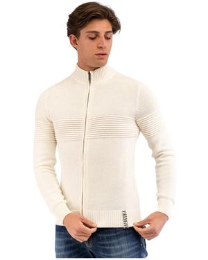 Bikkembergs Sweater Jas Urban Stijl - Wit