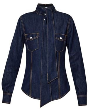 Liu Jo Denim Shirts - Blue