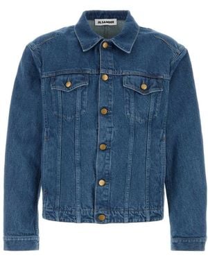Jil Sander Denim Jackets - Blue