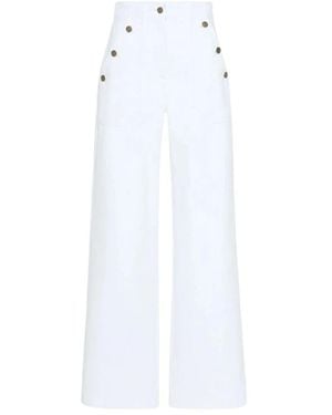 Max Mara Wide Jeans - Blanco