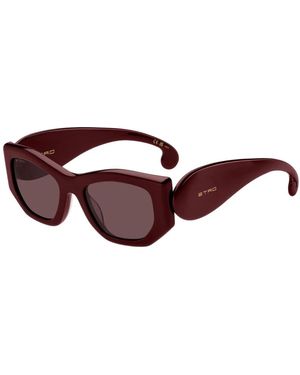 Etro Paisley Zonnebril - Rood