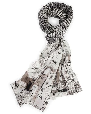Marc Cain Silky Scarves - Gris