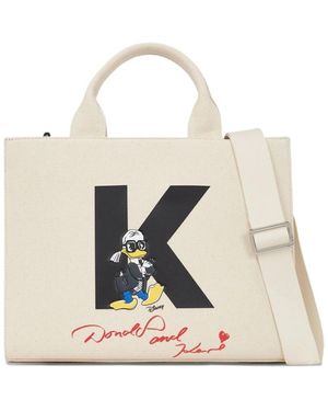 Karl Lagerfeld Medium Shopper - Weiß