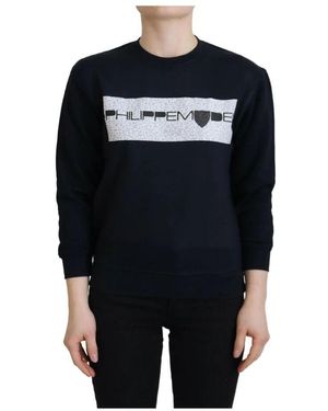 Philippe Model Stylischer bedruckter pullover - Schwarz