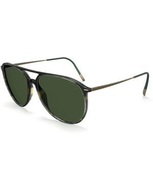 Silhouette Sunglasses - Green